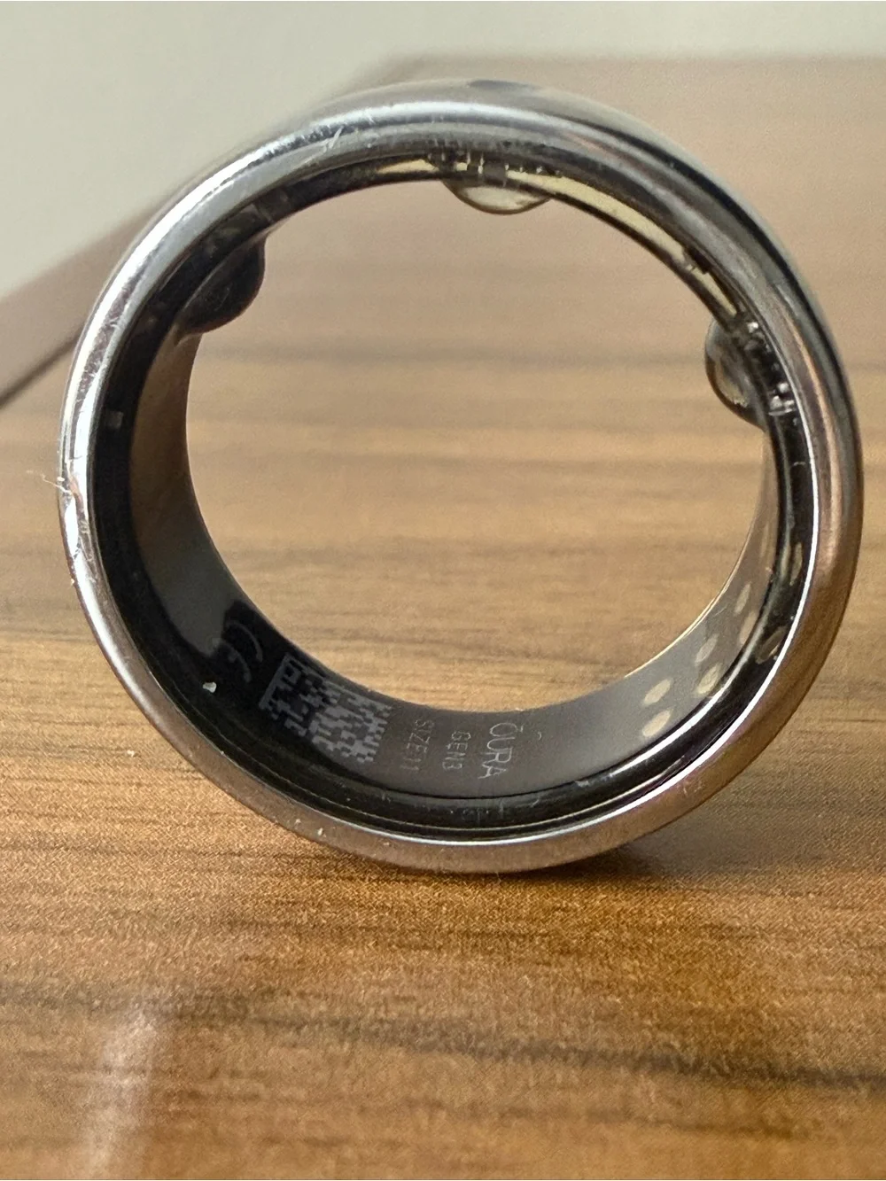 Oura Ring Gen 3 Horizon Silver – Size 11 | Fully Functional